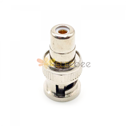 Piezas Bnc Macho A Rca Hembra Adaptador Conector Coaxial Recto