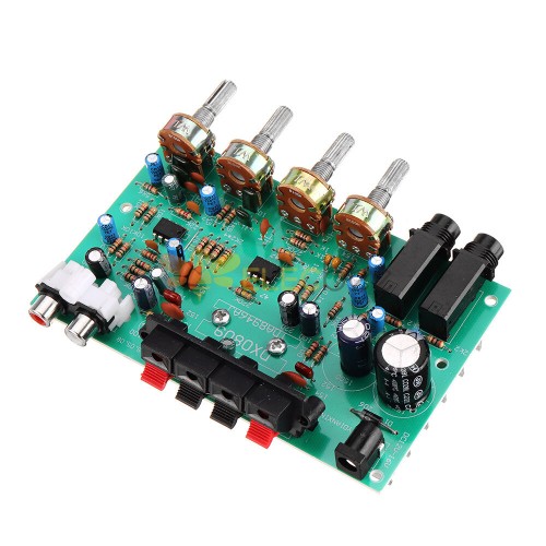 Dx Stereo Amplifier Board Dual Channel Karaoke With Microphone Jack