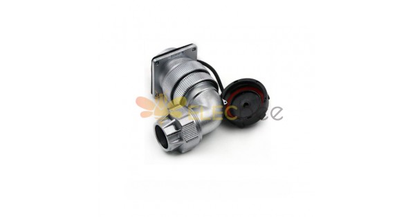 Right Angle Male Plug And Female Socket Tu Z Waterproof Aviation