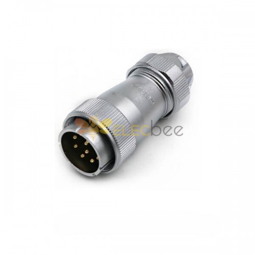 Wf Pin Straight Docking Male Plug And Female Receptacle Te Ze