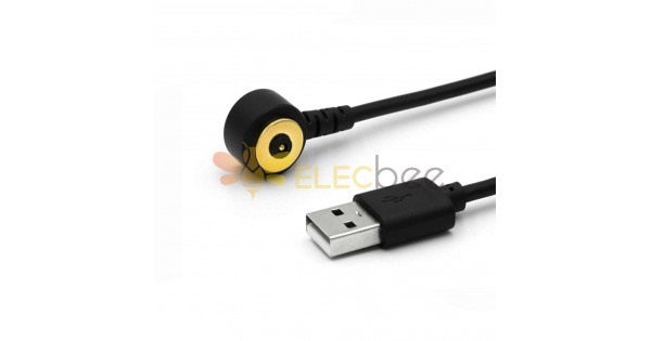 2Pin Circular 12mm Waterproof Magnetic Connector With Magnetic