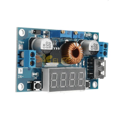 DC DC 12V To 5V Step Down Module With USB Port Adjustable Voltage