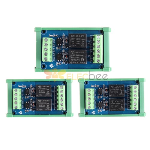 2CH Channel Optocoupler Isolation Relay Module 5V 12V 24V SCM PLC