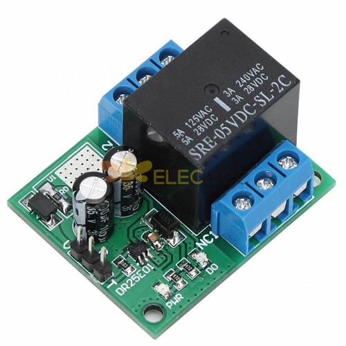 DR25E01 DC 6 24V 3 5A Flip Flop Latch DPDT Relay Module Bistable Self