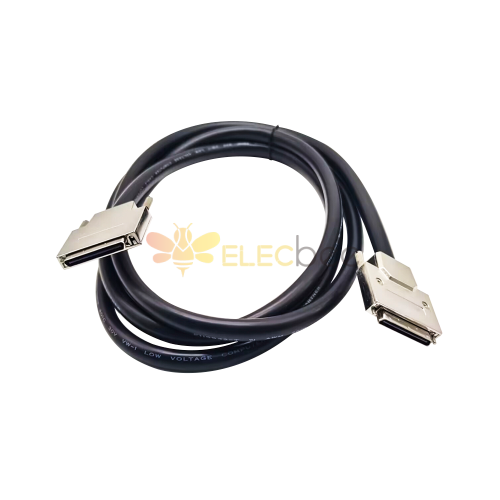 68 Pin SCSI Cable VHDCI Male To VHDCI 68 Pin Male Zinc Alloy Field