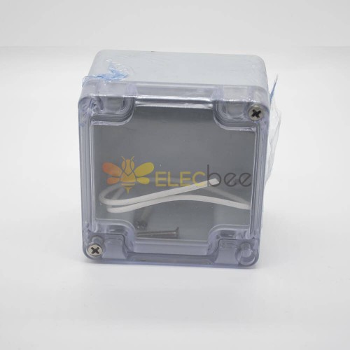 ABS Plastic Junction Box 818356 With Transparent Cover Screw Fixation