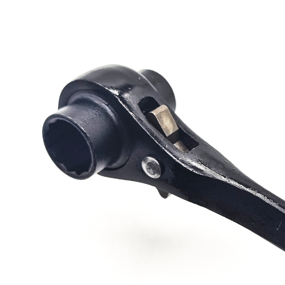 5 Größen Spanner Scaffold Podger Ratchet Site Ratcheting Socket Wrench Tools 19-24 mm