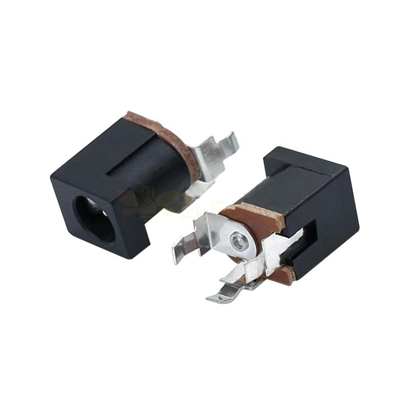 10PCS DC-013 Power Socket Connector Male Through Hole Jack solder Lug 5.5*2.5mm straight Unshiled