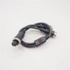 GX12 2 Pines Cable Recto Hembra a Macho Y Tipo 1 a 2 20cm