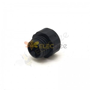 M8 connector cap for female connector Black Plastic