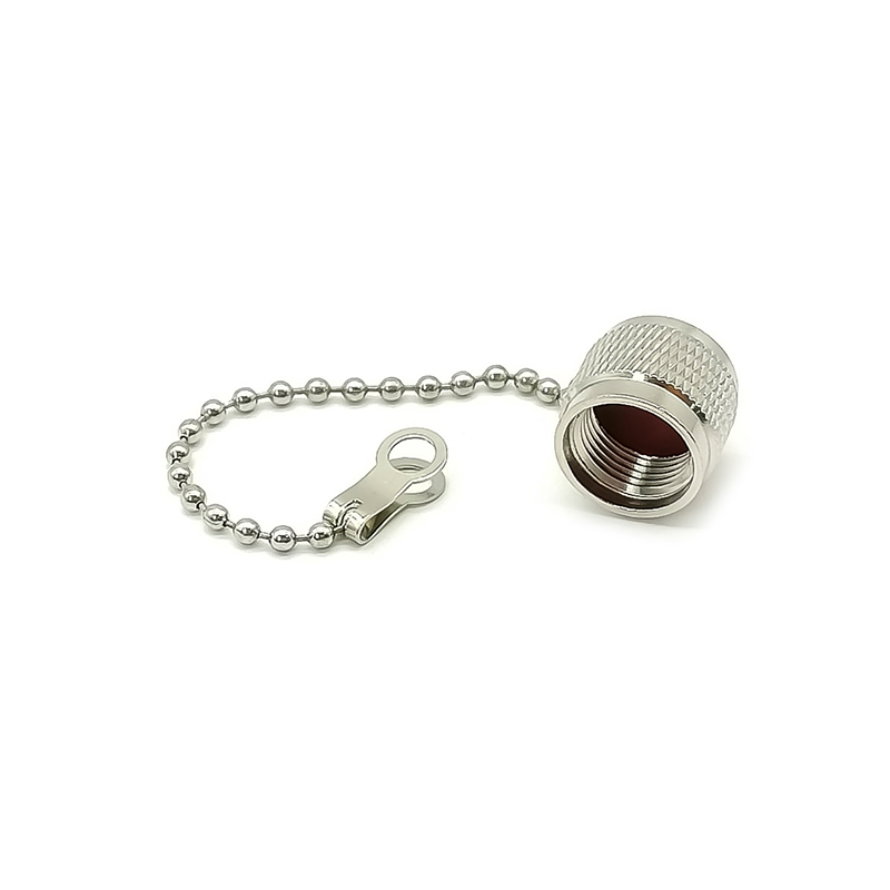 TNC Connector Dust Cap Male Straight with Chain 