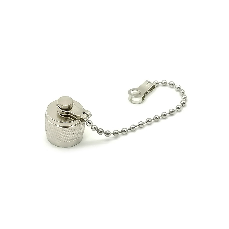 TNC Connector Dust Cap Male Straight with Chain 