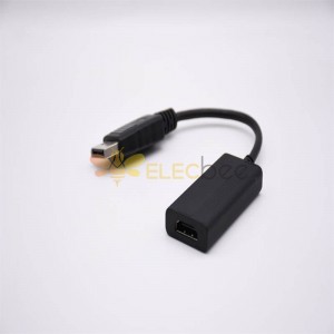 Display Port zu HDMI Konverter DP Stecker zu HDMI Buchse TV HD Adapter