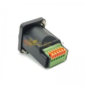 RJ11 RJ12 6P6C Breakout Board Terminal Block Connector Terminal gerade auf RJ45, gerade Buchse