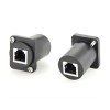 RJ12 6P6C Female to Female Panel Mount Coupler Versatile RJ12 Connector Adapter