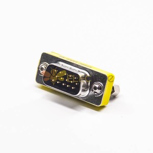 D Sub to VGA Adapter 180 Grad hohe Dichte D-Sub Stecker zu weiblichen 15 Pin Metall