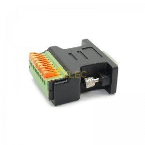 DB9  to 9-Pin Terminal Block D-sub 9pin Female Straight to D-sub 9pin,Straight Female