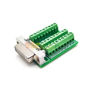 Dvi A Connector Dritto 24 x 1Pin Terminale Cavo Femminile 27 Fori per Straight Breakout Board Adattatore