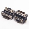 Adattatore DVI a Vga 24,5Pin maschio DVI ad alta densità D-Sub Femminile 15Pin Adattatore angolo retto