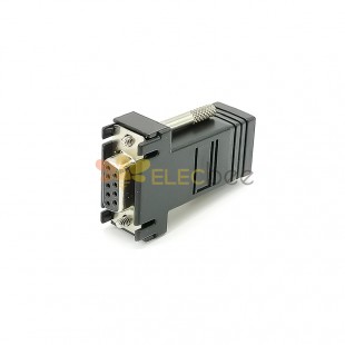 RJ45 To DB9 Female RJ45 To Female Standard D-Sub 9Pin Straight Adapter