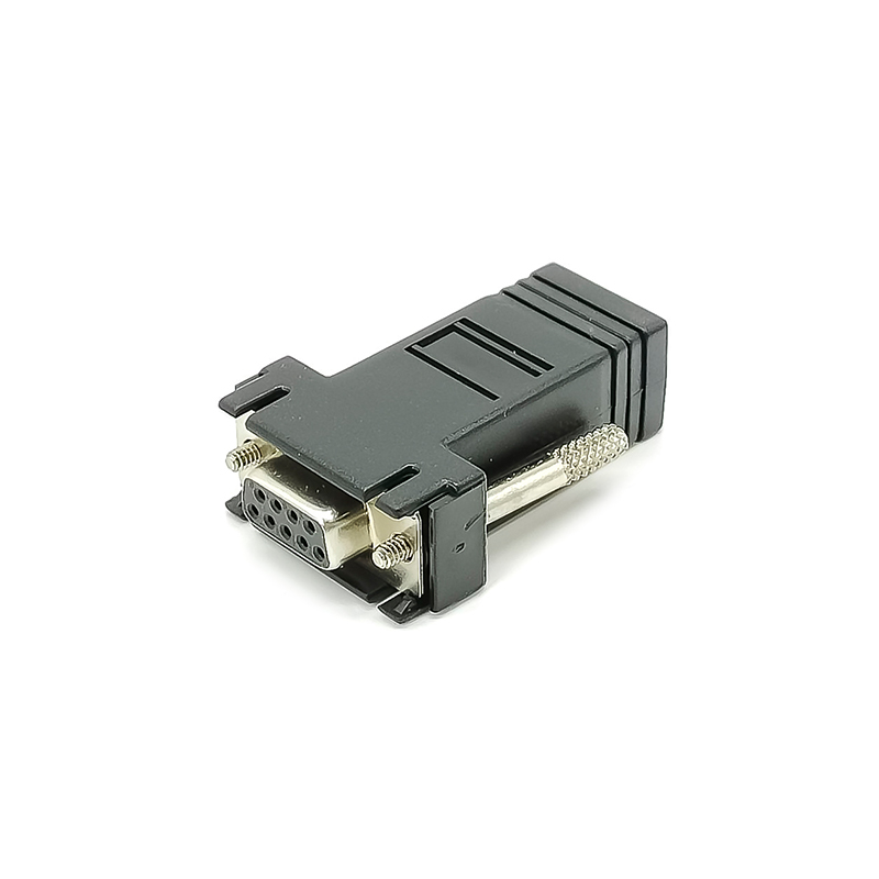 RJ45 bis DB9 Buchse RJ45 zu Buchse Standard D-Sub 9Pin gerade Adapter