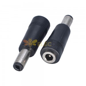 DC-Stecker-Buchsen-Adapter, DC 5,5 x 2,5 mm Stecker auf 4,0 x 1,7 mm Klinke, 90-Grad-Kupplung