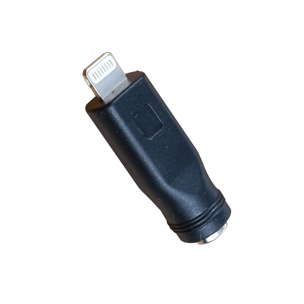 Conector de alimentación CC DC 5,5x2,1mm Jack a adaptador de conector recto Lightning Plug