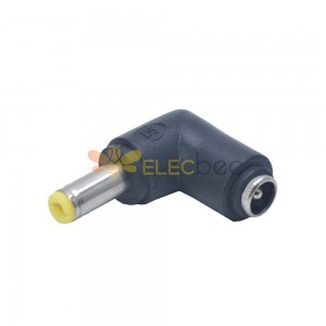 Convertidor de corriente CC, conector CC de 5,5x2,1mm a conector CC de 5,5x1,7mm, acoplador de 90 grados