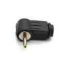 Adaptador de conector de alimentación CC para ordenador portátil, conector CC de 5,5x2,1mm a enchufe de 2,5x0,7mm, convertidor de ángulo recto