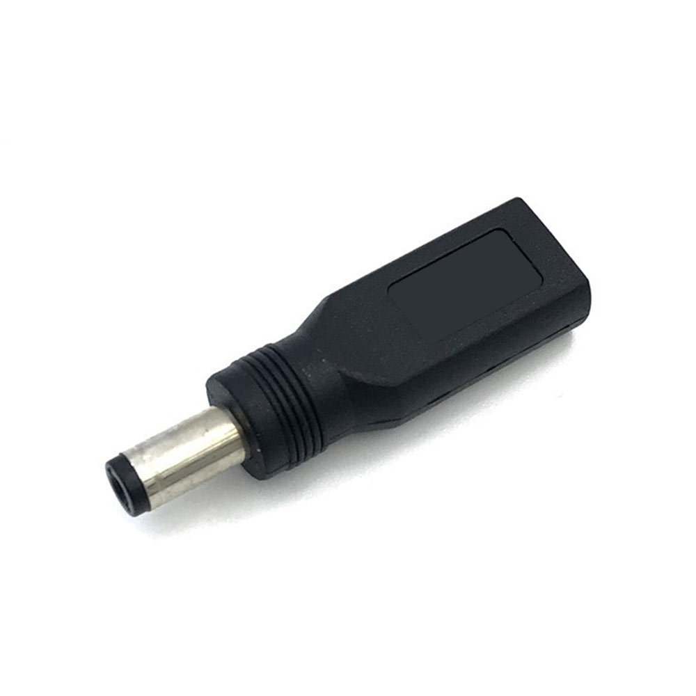 Conector de alimentación para ordenador portátil DC 5,5x2,1mm enchufe a tipo C Jack adaptador recto 5V