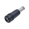 Netzteilanschluss DC 5,5 x 2,1 mm Klinke auf 6,0 x 4,4 mm Stecker, gerader Gelenkadapter