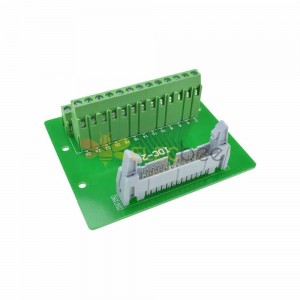 DC2 26P Latched Header Connector Extension Line Terminal Terminal Block 26 Pin Bullhorn Connector with Bracket Relay Extension Board Single Solderless Terminal Block