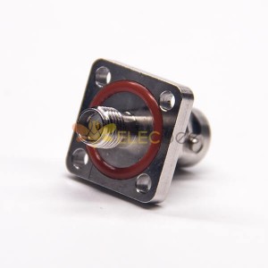 SMA Female to BNC Female Flange with 4 Holes High Frequency Adapter