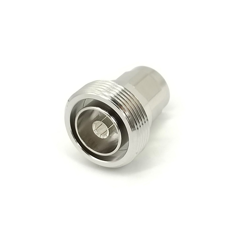 7 16 DIN To N Adaptador N Masculino para Feminino DIN7/16 Straight Nickel Plating Coaxial Connector