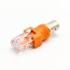 20 Stück BNC-Buchse auf RJ45-Adapter, 180 Grad 50 Ohm