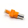 20pcs BNC Femelle vers RJ45 Adaptateur 180 Degrés 75 Ohm (En)