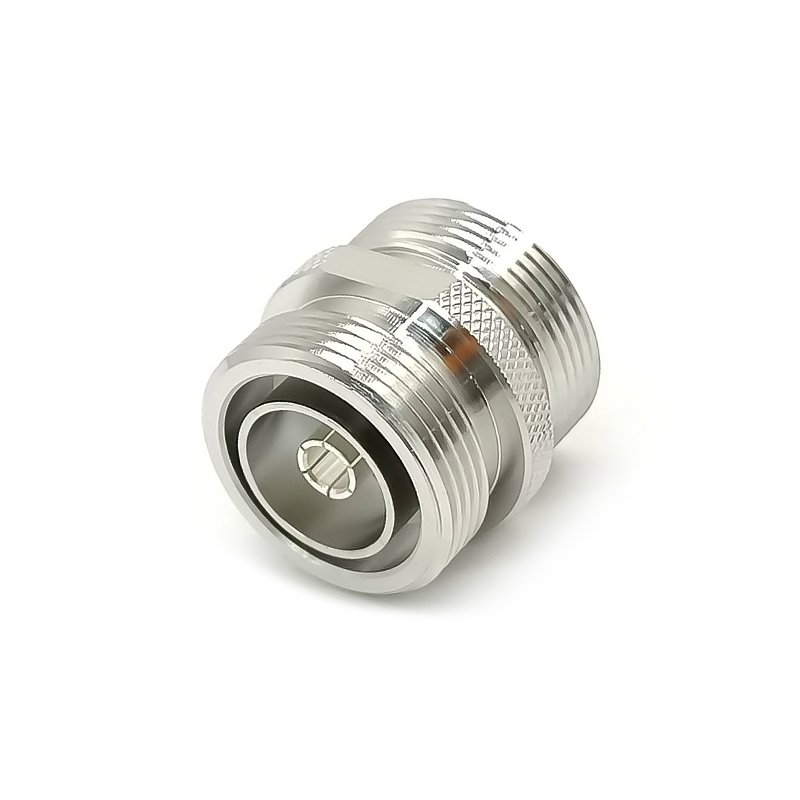 DIN Female Connector DIN7/16 180 -Female To Female Nickel Plating RF Adaptateur