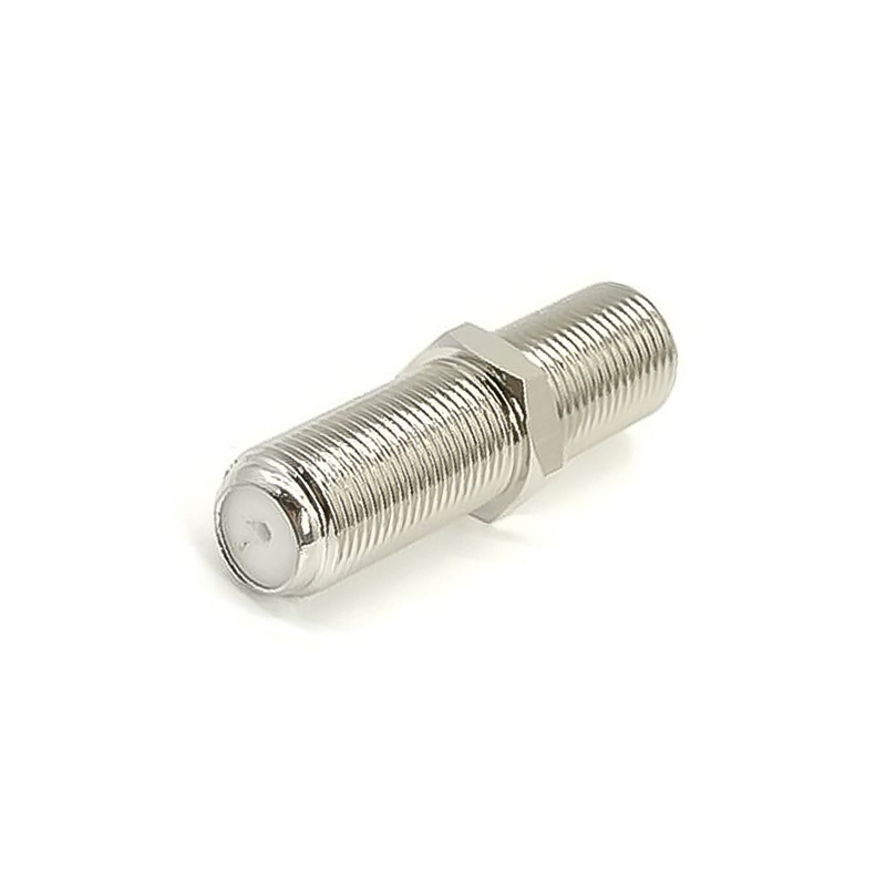 Adapter Connector F Female to F Female Bulkhead Panel Mount nickel plating