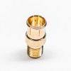 F Type Mâle à Femelle Adaptateur Coaxial Connector Gold Plaqué