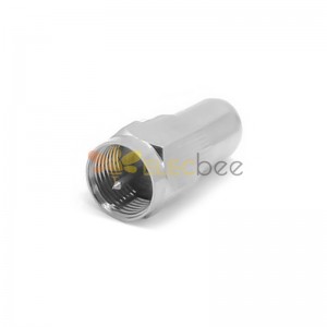 F Type Male to RCA Female Adapter Coaxial Connector Straight