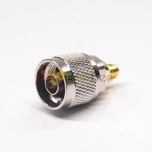 Adaptadores RF SMA chapado de oro hembra a N tipo macho níquel chapado recto