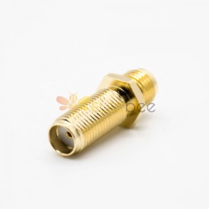 SMA Female To Female Straight Gold Plating Coaxial RF Adapter