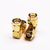 SMA Right Angle Adaptateur Homme à SMA Mâle Gold Plating