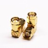 SMA Right Angle Adaptateur Homme à SMA Mâle Gold Plating