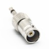 Coaxial BNC Adapter To 3.5mm Female To Male 180°Nickel Plated Connector