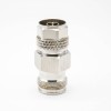 N Male Adapter To 4.3/10 Female Nickel Plating Coaxial Connector Straight