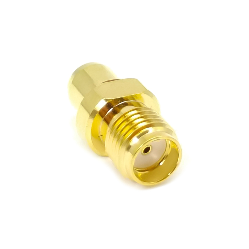 SMA FemaleAdapter SMA Female To BMA Male Straight RF Adapter Gold Plating