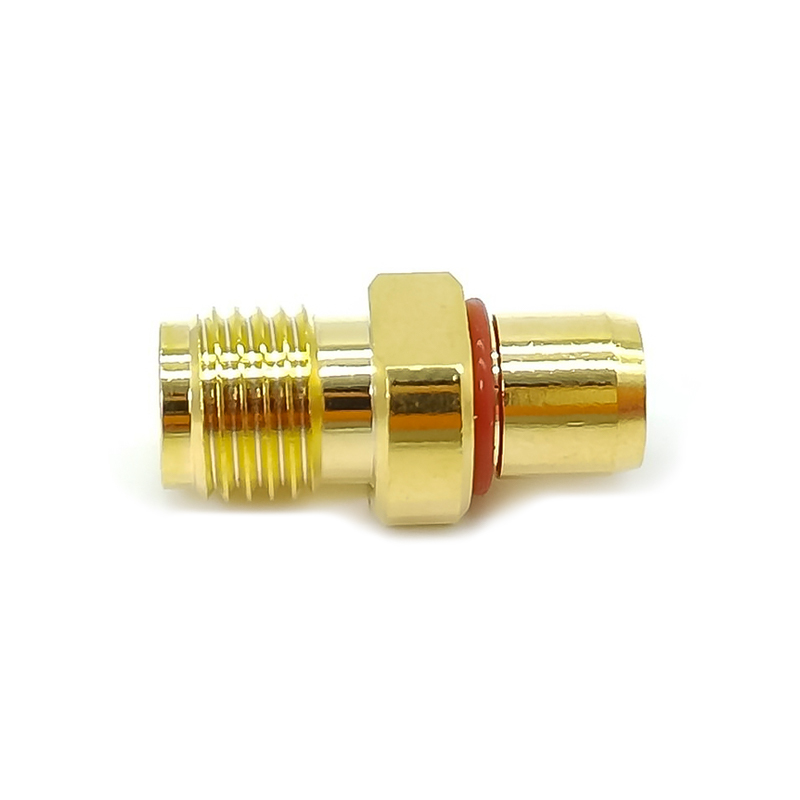 SMA FemaleAdapter SMA Female To BMA Male Straight RF Adapter Gold Plating