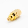 SMA Masculino para MCX Macho JJ Adaptador Coaxial Conector Straight Gold Plating