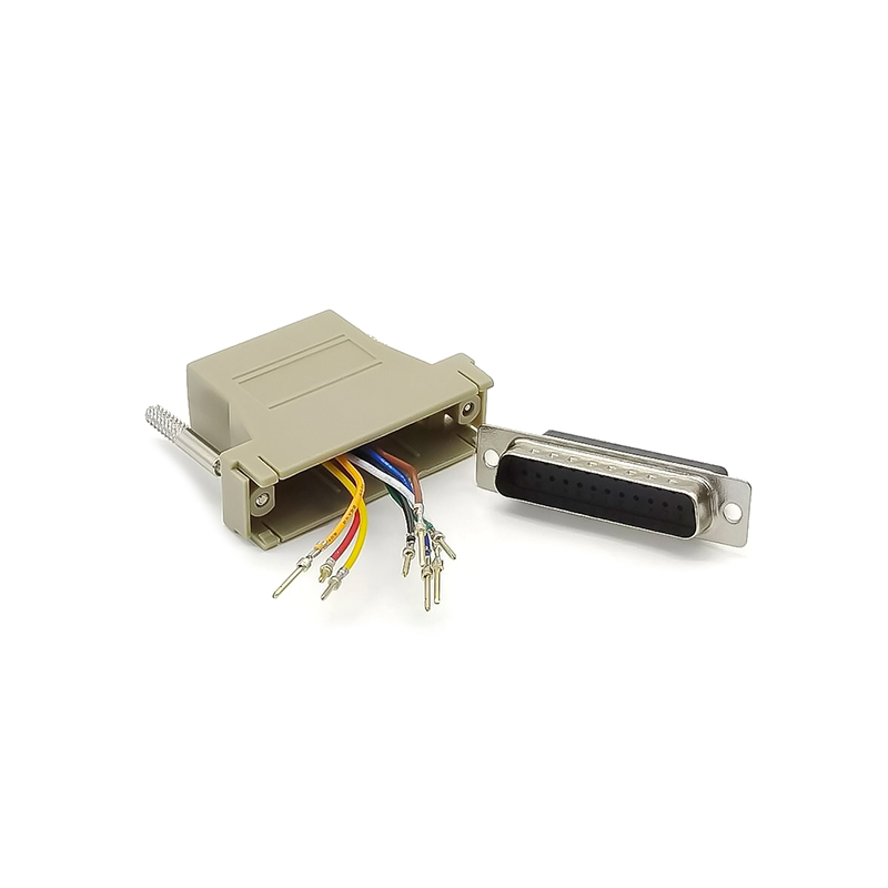 DB25 Male to RJ45 Adapter for Compatible Converter